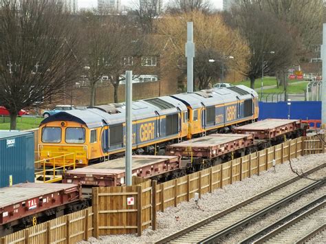 66767 And 66771 Abbey Wood GB Railfreight Class 66 Nos Flickr