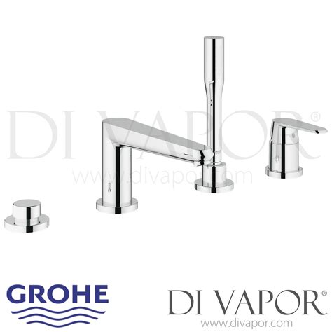 Grohe 19574002 Eurodisc Cosmopolitan 4 Hole Single Lever Bath