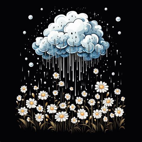 Premium AI Image | rain design graphic for tshirt