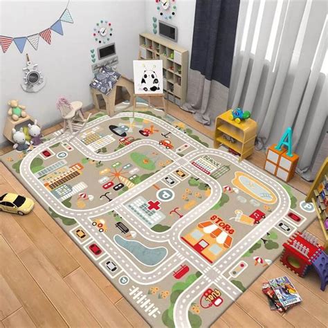 Grand Tapis Circuit De Voiture Pour Enfants