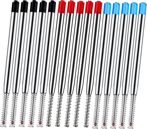 Pcs Replaceable Ballpoint Pen Refills With Spring Metal Refill