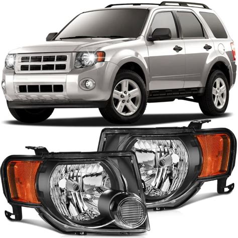 Headlight Assembly Fit For 2008 2012 Ford Escape Replacing Headlight Assembly