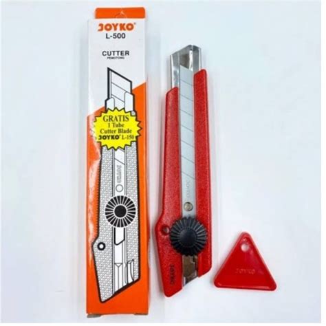 Jual 1 Lusin Cutter Joyko L 500 Besar Refil Shopee Indonesia