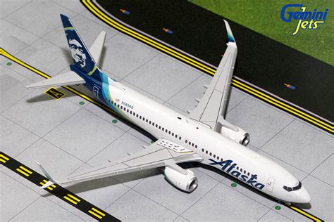 Gemini 200 Alaska Airlines Boeing 737 800s 1200 Diecast Scale Model