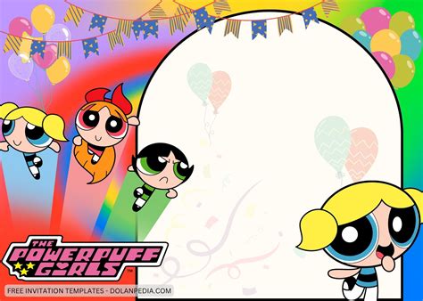 10 PowerPuff Girls Birthday Invitation Templates Six Dolanpedia