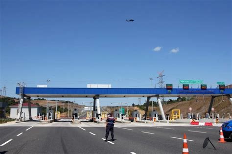 Kuzey Marmara Otoyolu Ndaki Bayram Trafi Ine Hava Ve Karadan Denetim