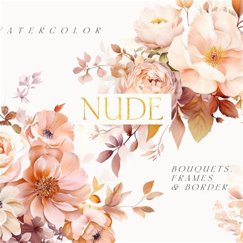 Watercolor Nude Etsy