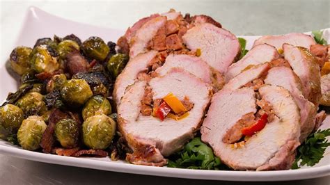 Stuffed Pork Loin With Brussels Sprouts Episode 72 Youtube