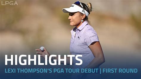 Lexi Thompson First Round Highlights | 2023 Shriners Children's Open ...