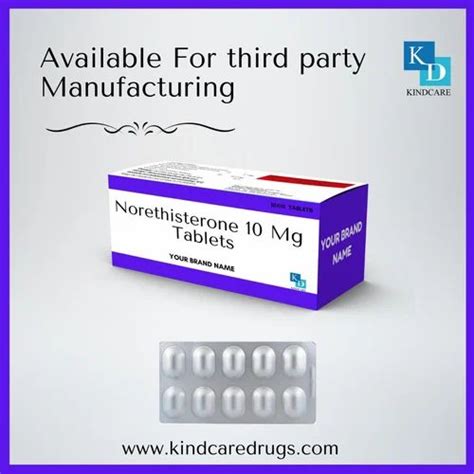 Norethisterone 10 Mg Controlled Release Tablets At Rs 116box Paniyala Road Roorkee Id