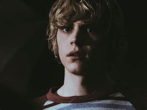 Evan Peters as Tate Langdon and Taissa Farmiga as Violet Harmon in American Horror Story Season ...