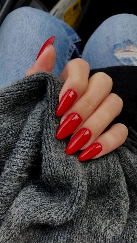 Creative Red Acrylic Nail Designs To Inspire You Red Acrylic Nails