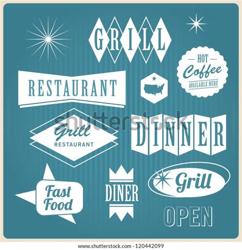 3,918 Retro Diner Logo Stock Vectors, Images & Vector Art | Shutterstock