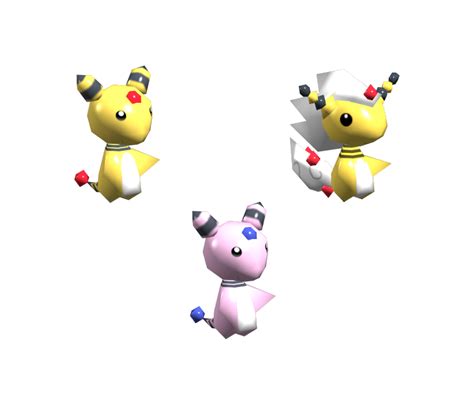 3DS Pokémon Rumble World 181 Ampharos The Models Resource