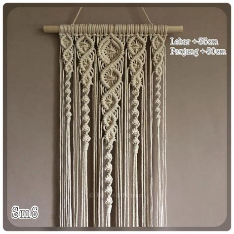 Jual Macrame Hiasan Dinding Murah Shopee Indonesia