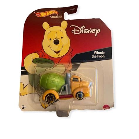 Mattel Hot Wheels Toys 28 Hot Wheels Disney Winnie The Pooh Character Cars Series 1 36 New