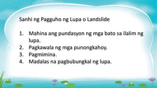 Lesson Panahon At Kalamidad Na Nararanasan Sa Sariling Komunidad Pptx