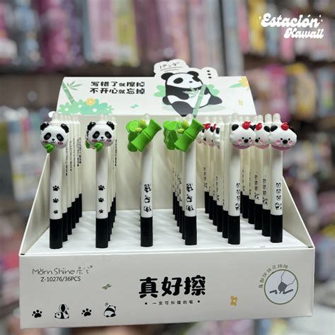 Lapicero Borrable Panda x1 ESTACIÓN KAWAII