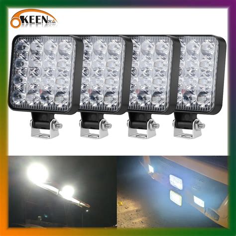 Okeen W Led Work Light For Car Tractor Boat Truck X Wd Suv Atv