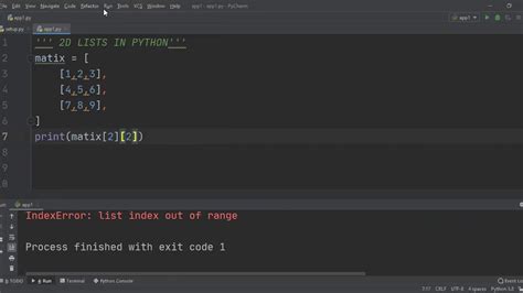 How To Create 2D Array In Python