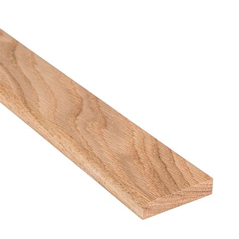 Solid Oak Flat Edge Cover Beading Threshold Strip 30mm X 5mm From