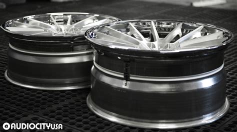 Lexani Forged Wheels LTS 02 Brushed Silver With Chrome Step Lip