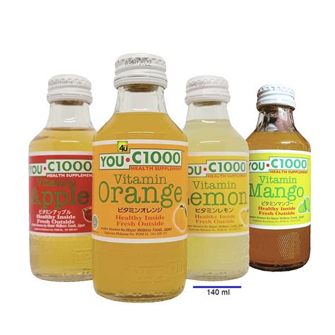 Jual You C1000 Vitamin C Drink 140ml Botol Kaca Shopee Indonesia