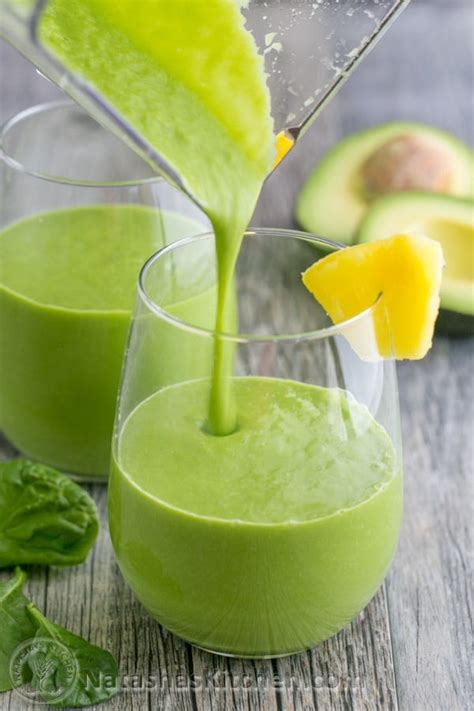 Green Smoothie Recipe Avocado Green Smoothie