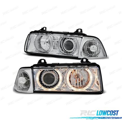 Phares Pour Bmw Serie E Angel Eyes Halogene Fond C