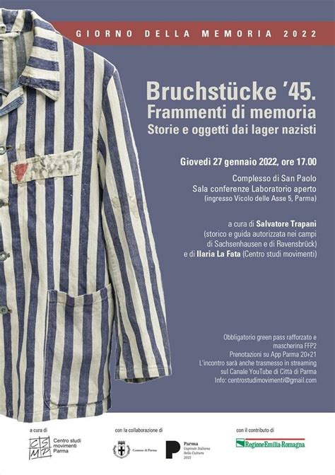 Giornata della memoria 2022 Bruchstücke 45 Frammenti di memoria