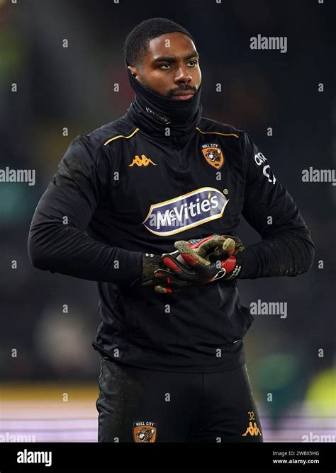 Hull City Goalkeeper Thimothee Lo Tutala During The Sky Bet