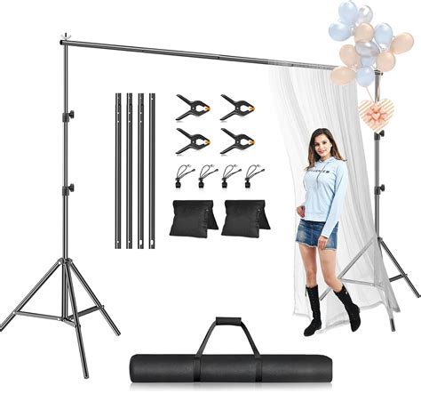 Emart Photo Backdrop Stand Kit X Ft H X W Adjustable