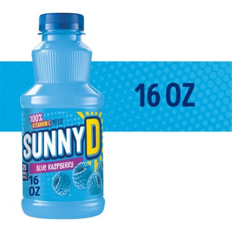 Sunnyd Blue Raspberry Juice Drink 16 Fl Oz Smiths Food And Drug