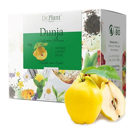 Dr Plant čaj dunja list Cydoniae folium 40g Zenta Farm