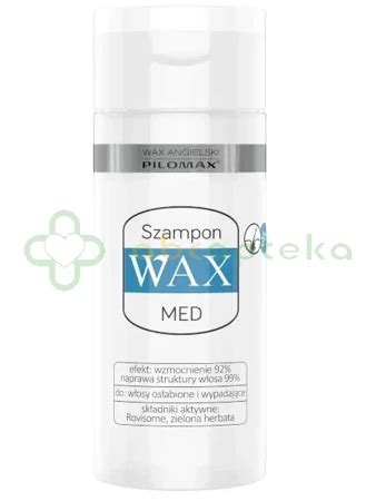 Wax Pilomax Med Szampon Wzmacniaj Cy Przeciw Wypadaniu W Os W Ml