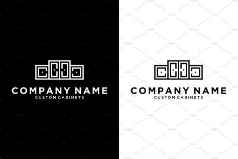 cabinet logo, Kitchen Set Logo | Branding & Logo Templates ~ Creative ...