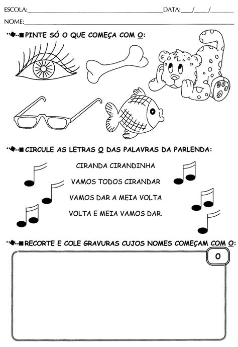 Atividades Da Letra O Para Educação Infantil - 7