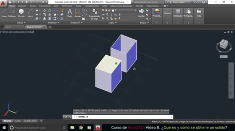 Autocad Que Es Y Como Se Obtiene Un Solido Hd Youtube