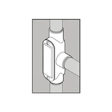 Gibson Stainless 7075T Type T Conduit Body 3 4 In Hub 8 Form