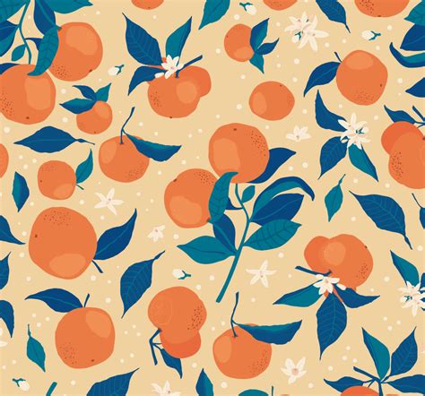 tapete za kuhinju narancin cvijet