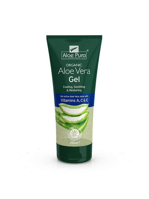 Gel Cu Aloe Vera Vitaminele A C Si E Ml Aloe Pura