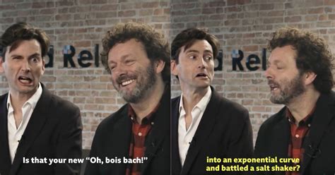 Watch The Hilarious Banter Between Michael Sheen And David Tennant