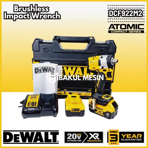 Jual DEWALT DCF922M2 Brushless Impact Wrench DCF 922 ATOMIC | Shopee ...