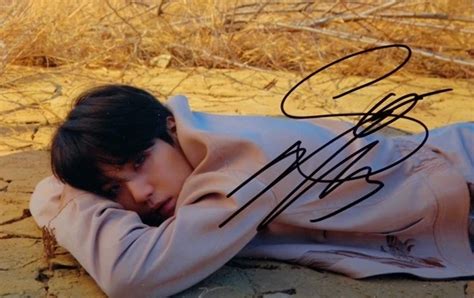 Aliexpress Buy Signed BTS SUGA Autographed Photo LOVE YOURSELF