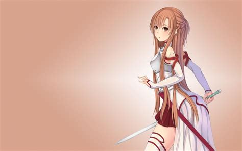 Sword Art Swordsman Girl HD desktop wallpaper : Widescreen : High Definition : Fullscreen