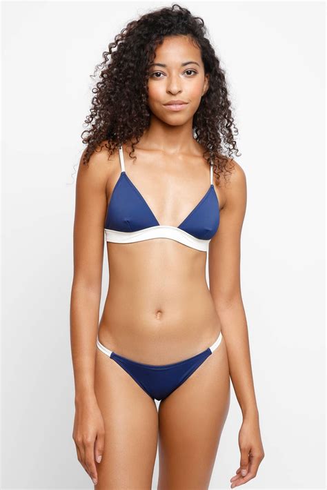 Solid Striped The Morgan Bralette Bikini Top South Moon Under