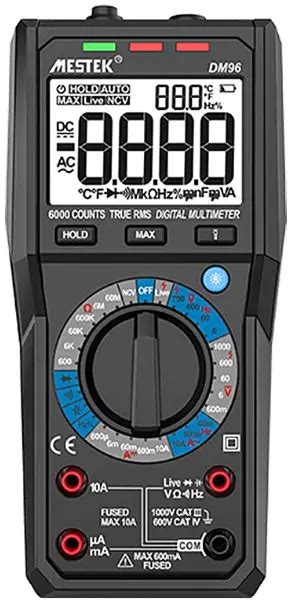 MESTEK DM96A Digital Multimeter User Manual