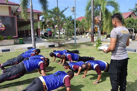 Polres Bireuen Gelar Tes Kesamaptaan Jasmani Berkala Hari Pertama