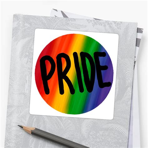 Lgbt Rainbow Pride Graphic Stickers By Sierra28 Redbubble