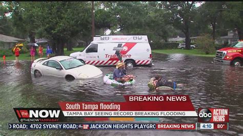 South Tampa See Some Of The Worst Flooding Ever Youtube